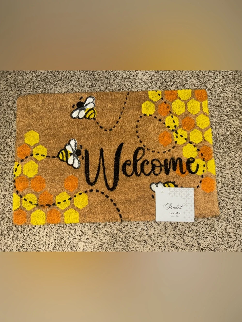 Bee Welcome Doormat
